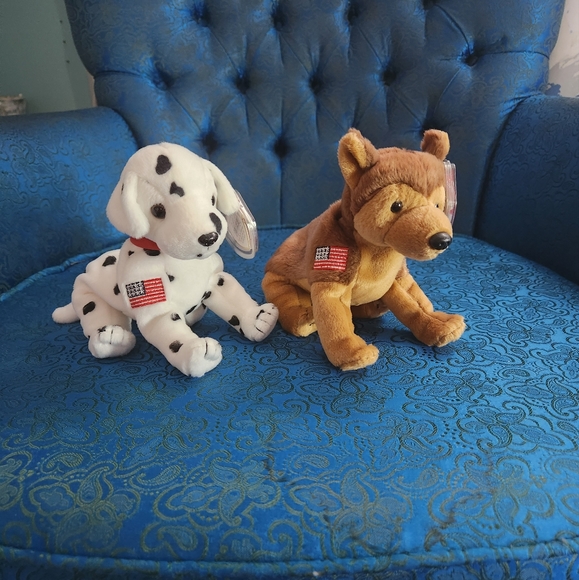Ty Beanie Babies 9/11 Dogs Bundle - Picture 1 of 1